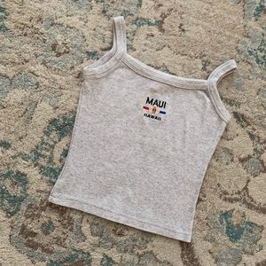 Vintage cropped tank